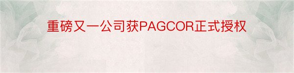 重磅又一公司获PAGCOR正式授权